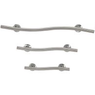 Three Grab bar shower accessories